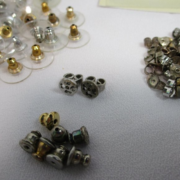 Earring Crafter Bundle - 7 Packages of Earring Backs and Hooks. - Picture 4 of 12